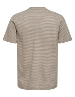 Pure Cotton Striped T-Shirt