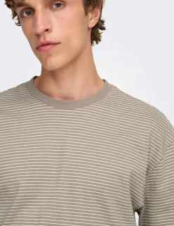 Pure Cotton Striped T-Shirt