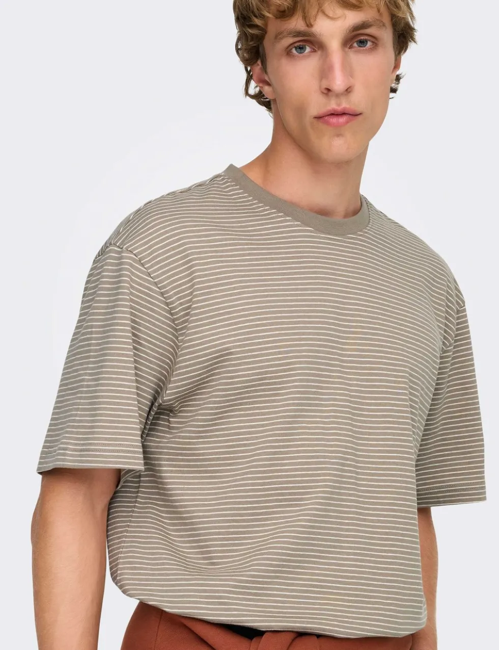 Pure Cotton Striped T-Shirt