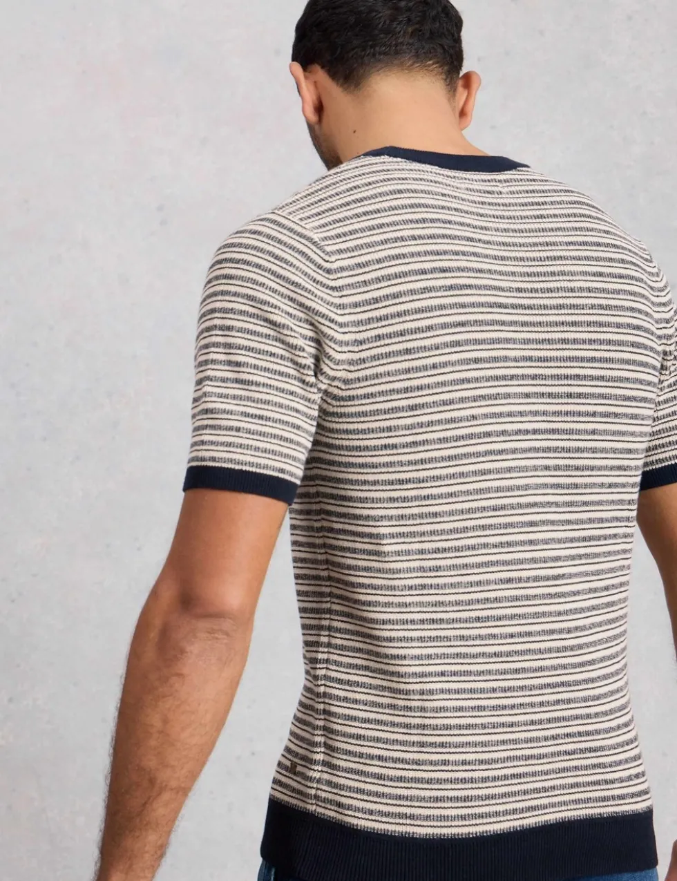 Pure Cotton Striped T-Shirt