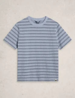 Pure Cotton Striped T-Shirt
