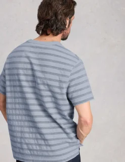 Pure Cotton Striped T-Shirt