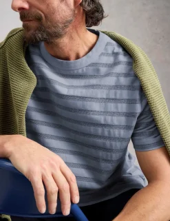 Pure Cotton Striped T-Shirt
