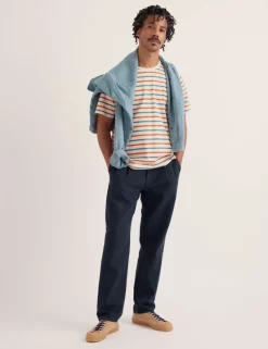 Pure Cotton Striped T-Shirt