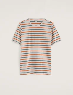 Pure Cotton Striped T-Shirt