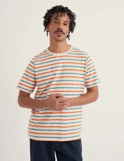 Pure Cotton Striped T-Shirt
