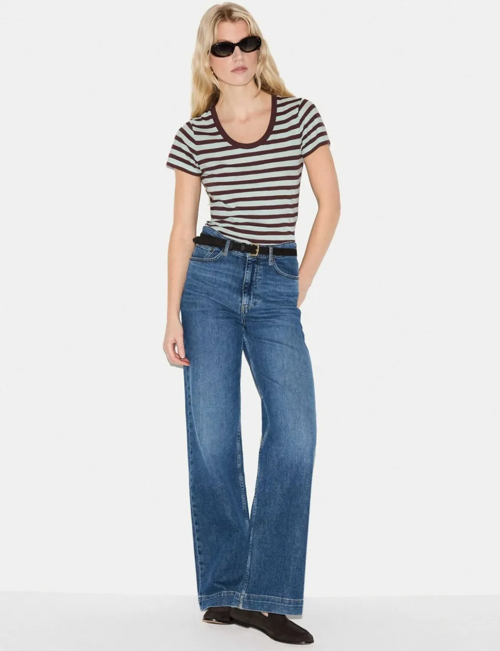 Pure Cotton Striped T-Shirt