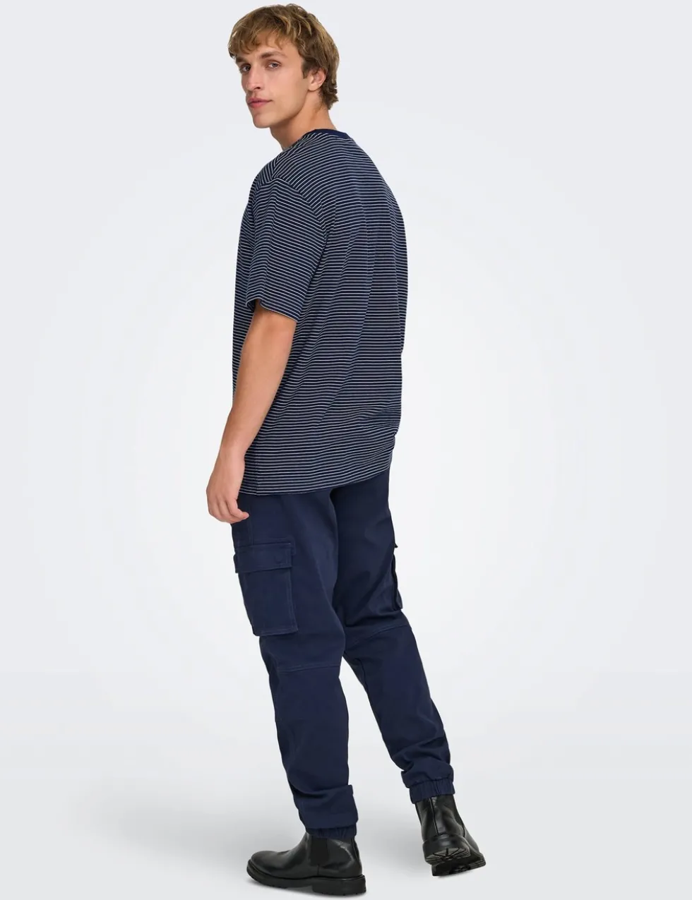 Pure Cotton Striped T-Shirt