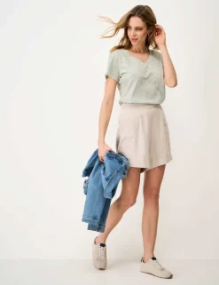 Pure Cotton Striped T-Shirt