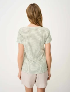 Pure Cotton Striped T-Shirt