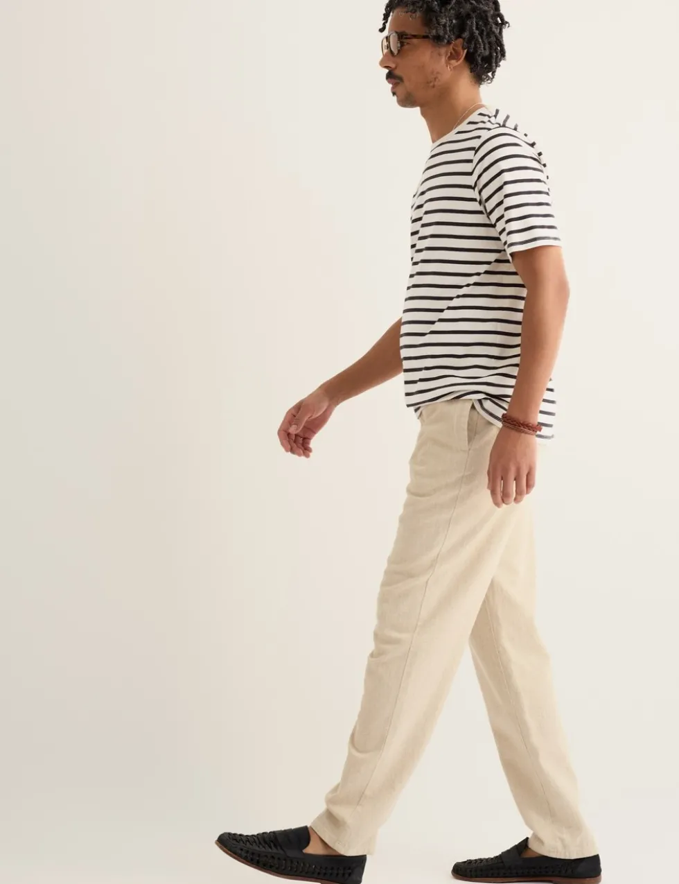 Pure Cotton Striped T-Shirt