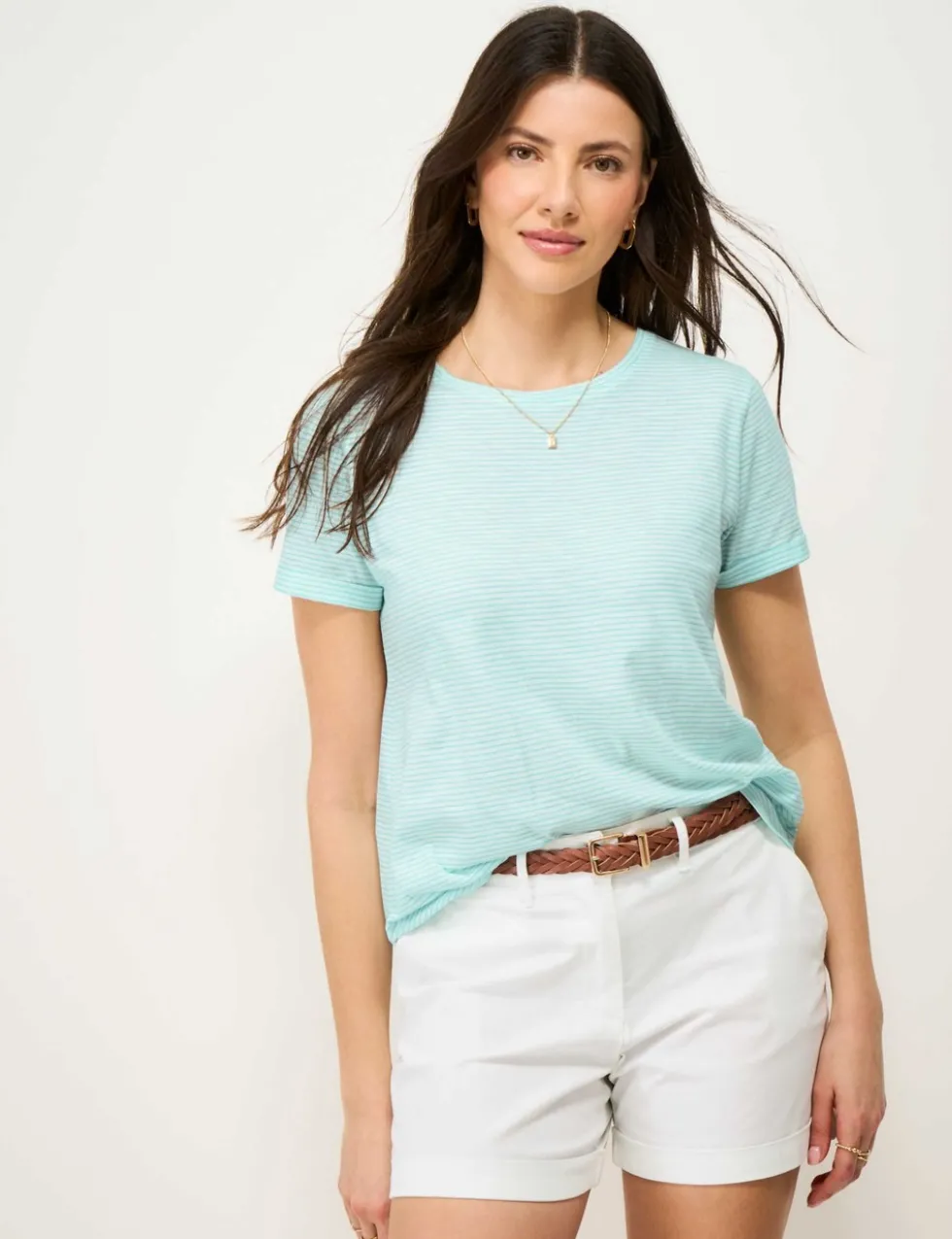 Pure Cotton Striped T-Shirt