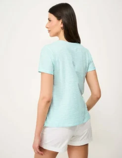 Pure Cotton Striped T-Shirt