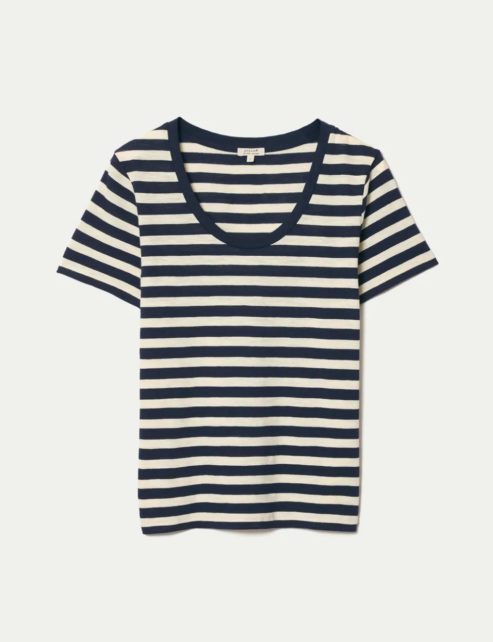 Pure Cotton Striped T-Shirt