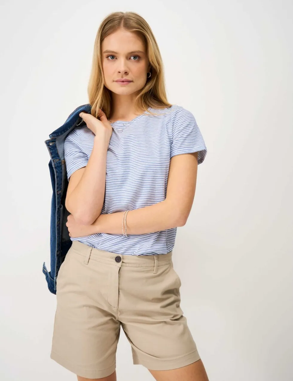 Pure Cotton Striped T-Shirt