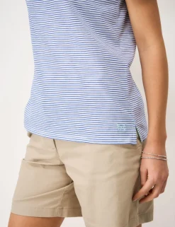 Pure Cotton Striped T-Shirt