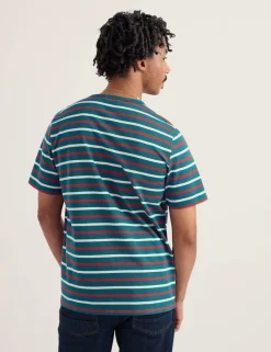 Pure Cotton Striped T-Shirt