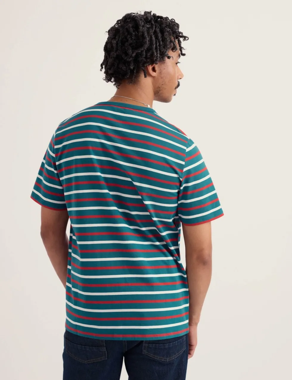 Pure Cotton Striped T-Shirt