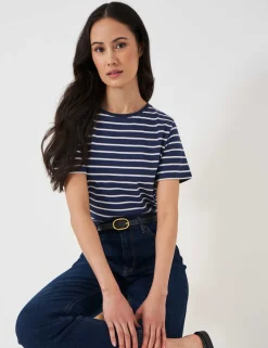 Pure Cotton Striped T-Shirt