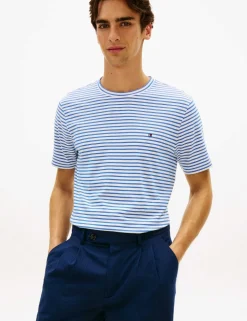 Pure Cotton Striped T-Shirt