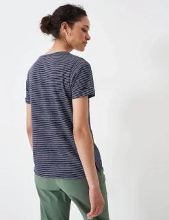 Pure Cotton Striped T-Shirt