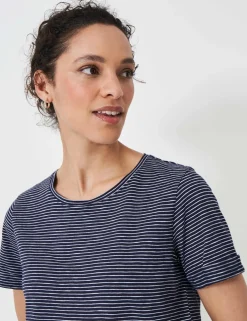 Pure Cotton Striped T-Shirt