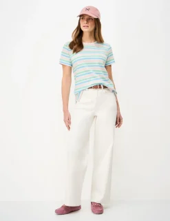 Pure Cotton Striped T-Shirt