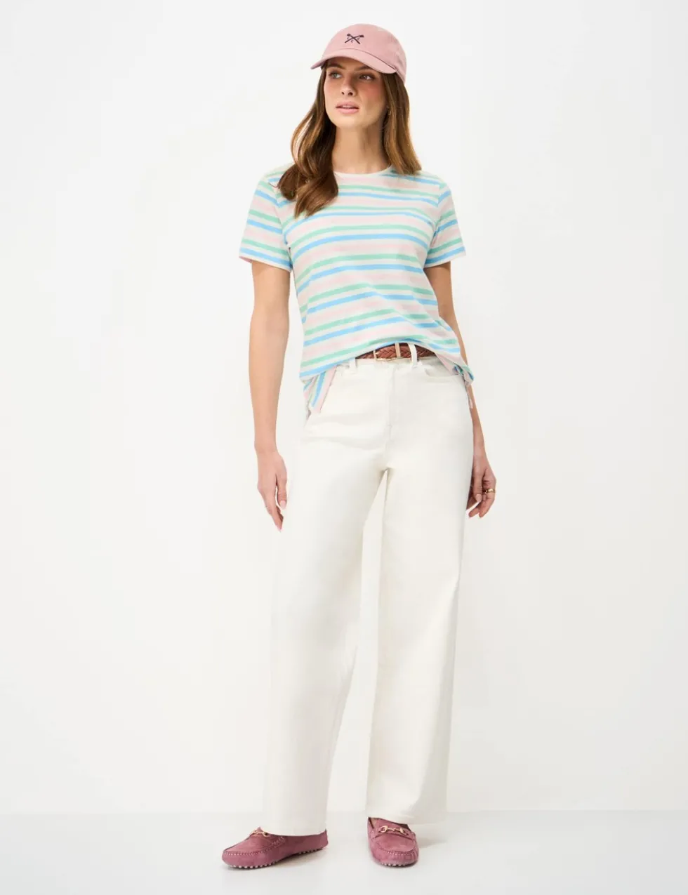 Pure Cotton Striped T-Shirt