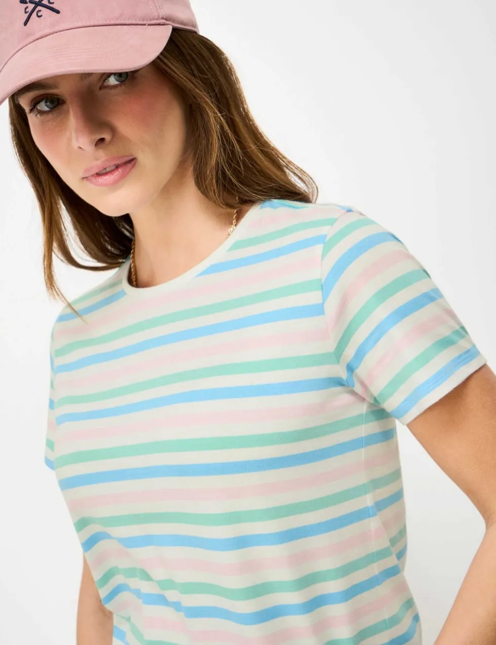 Pure Cotton Striped T-Shirt