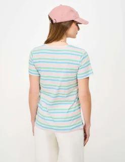 Pure Cotton Striped T-Shirt