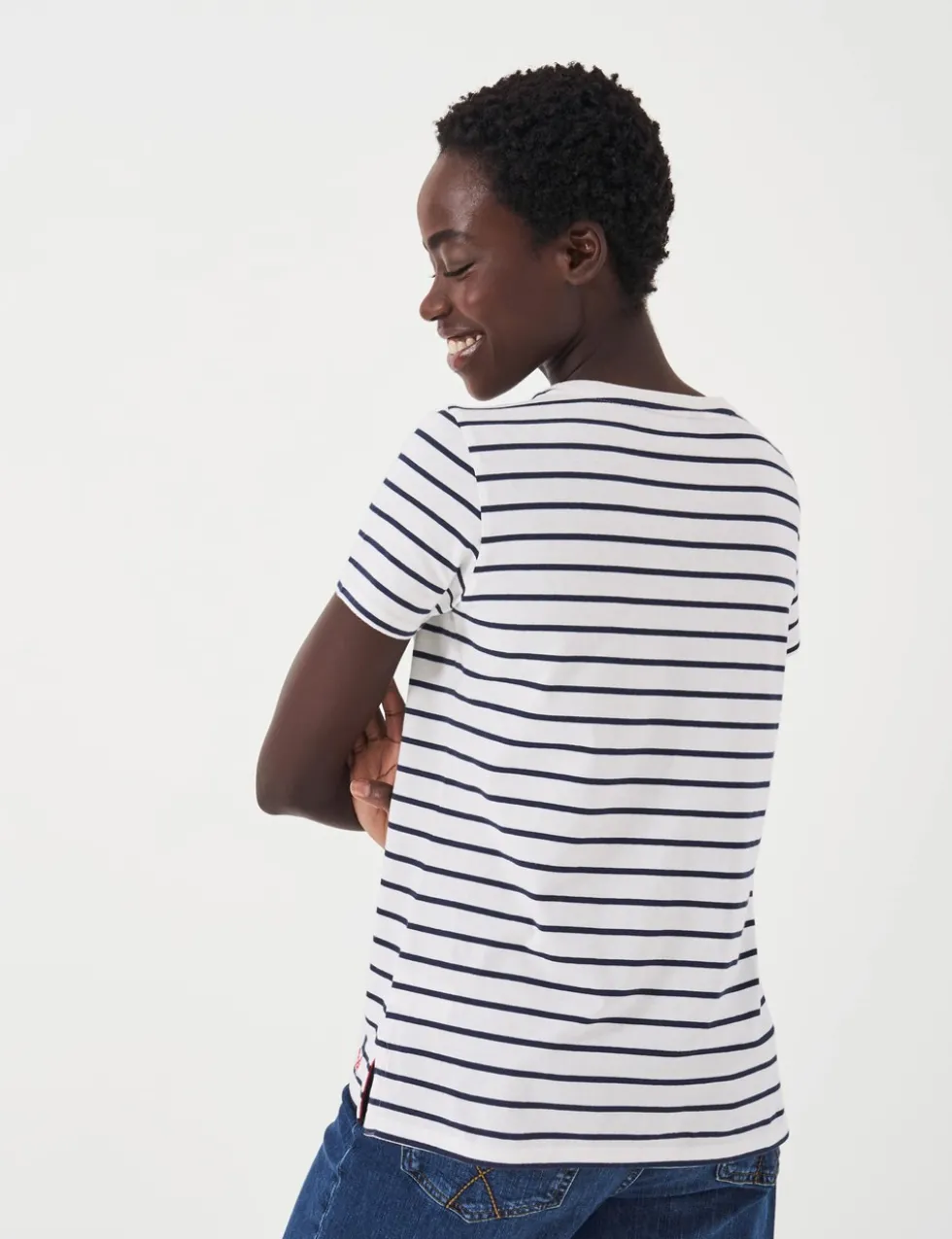 Pure Cotton Striped T-Shirt