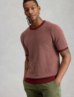 Pure Cotton Striped T-Shirt