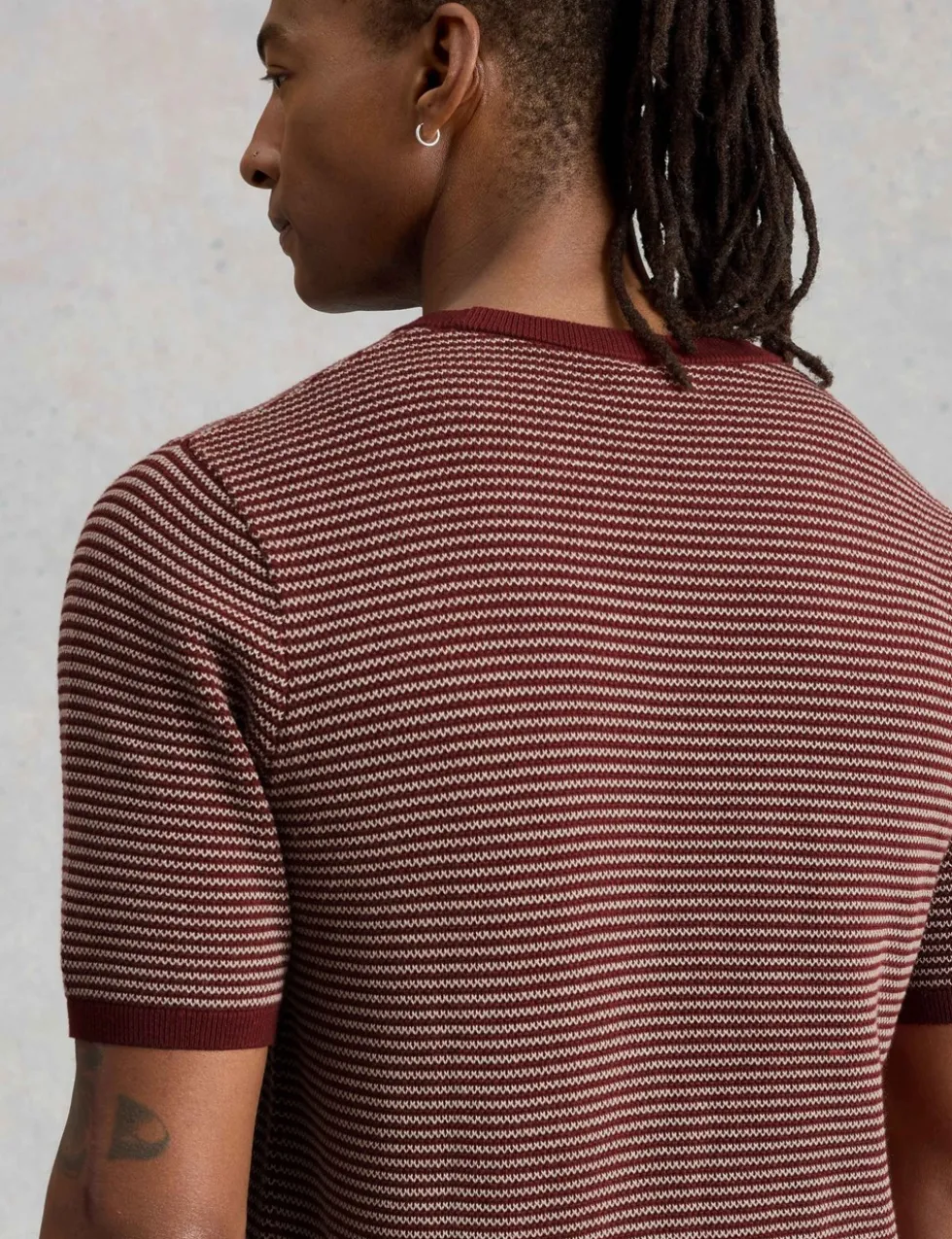 Pure Cotton Striped T-Shirt