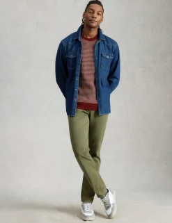 Pure Cotton Striped T-Shirt