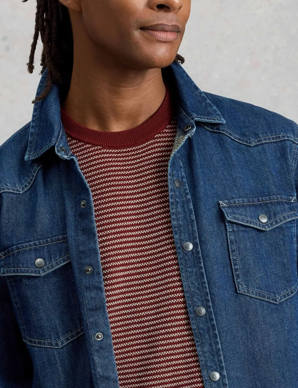 Pure Cotton Striped T-Shirt