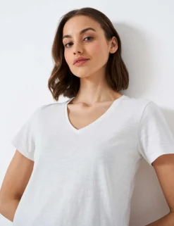 Pure Cotton Striped T-Shirt