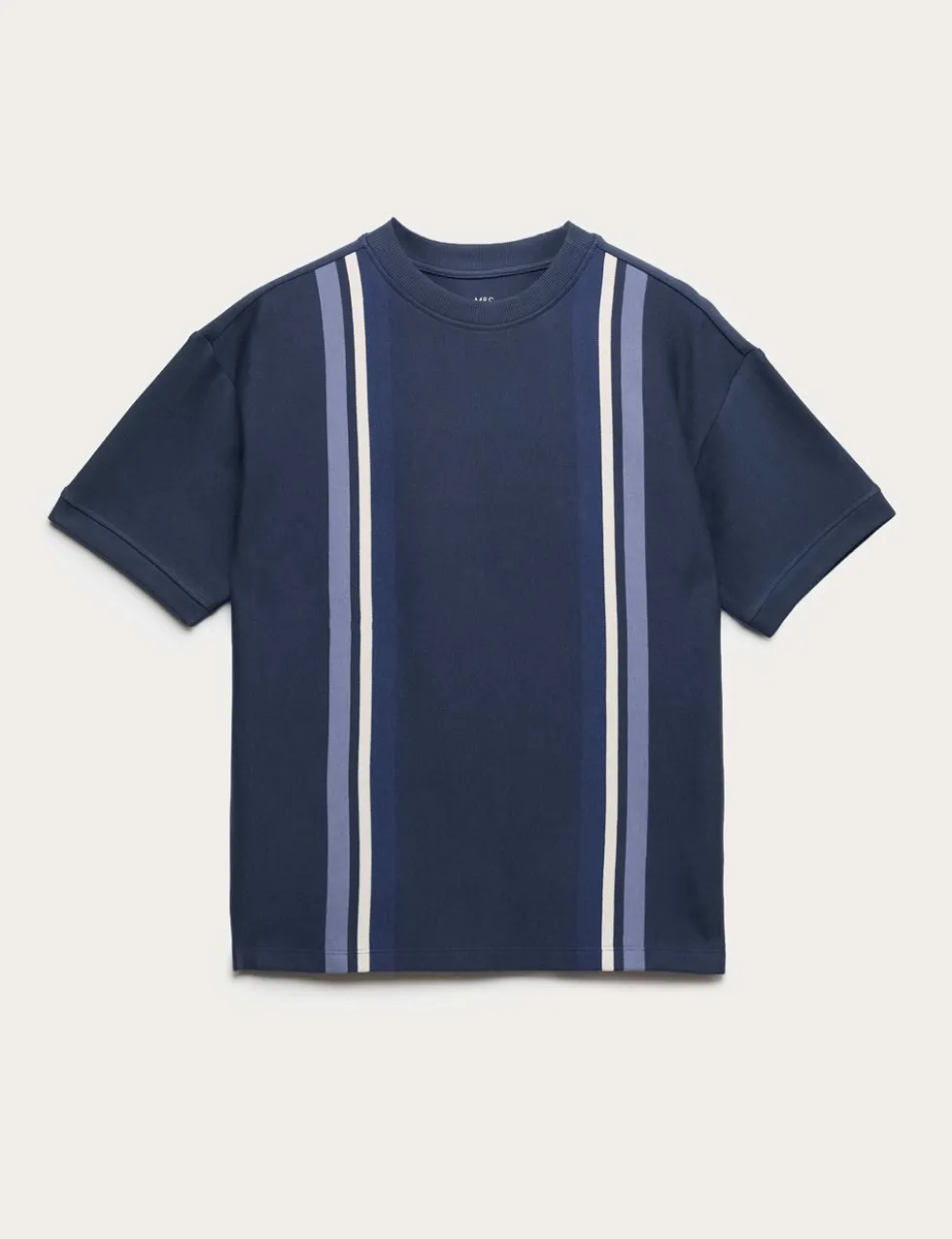 Pure Cotton Striped T-Shirt (6-16 Yrs)