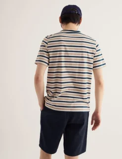 Pure Cotton Striped T-Shirt