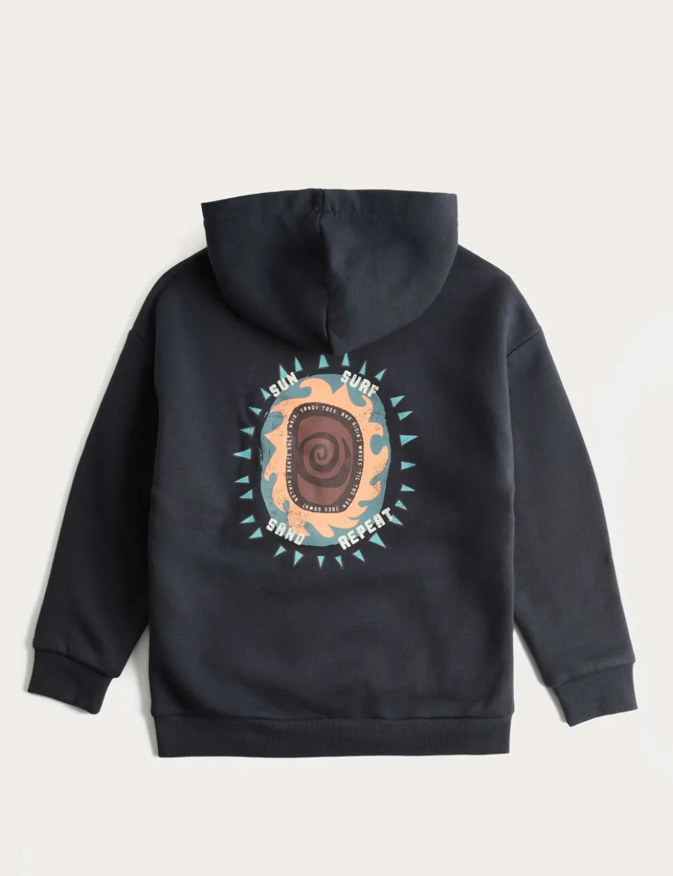 Pure Cotton Sun Graphic Hoodie (3-8 Yrs)