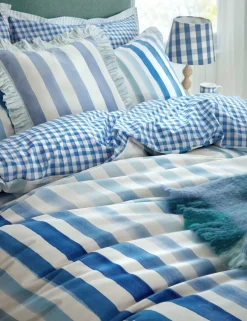 Pure Cotton Sunday Stripe Bedding Set