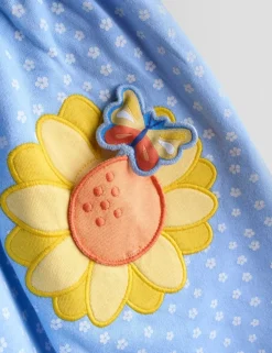 Pure Cotton Sunflower Dress (1-7 Yrs)