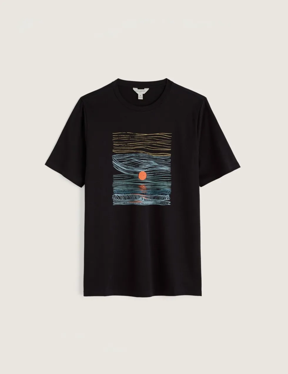 Pure Cotton Sunset Graphic T-Shirt
