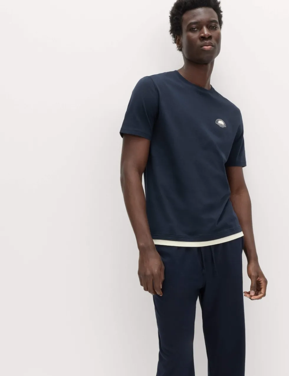 Pure Cotton Sunset Graphic Loungewear Top
