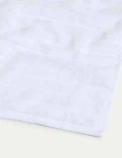 Pure Cotton Super Plush Ribbed Bath Towel