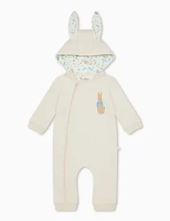 Pure Cotton Supersoft Peter Rabbit Jumpsuit (0-12 Mths)