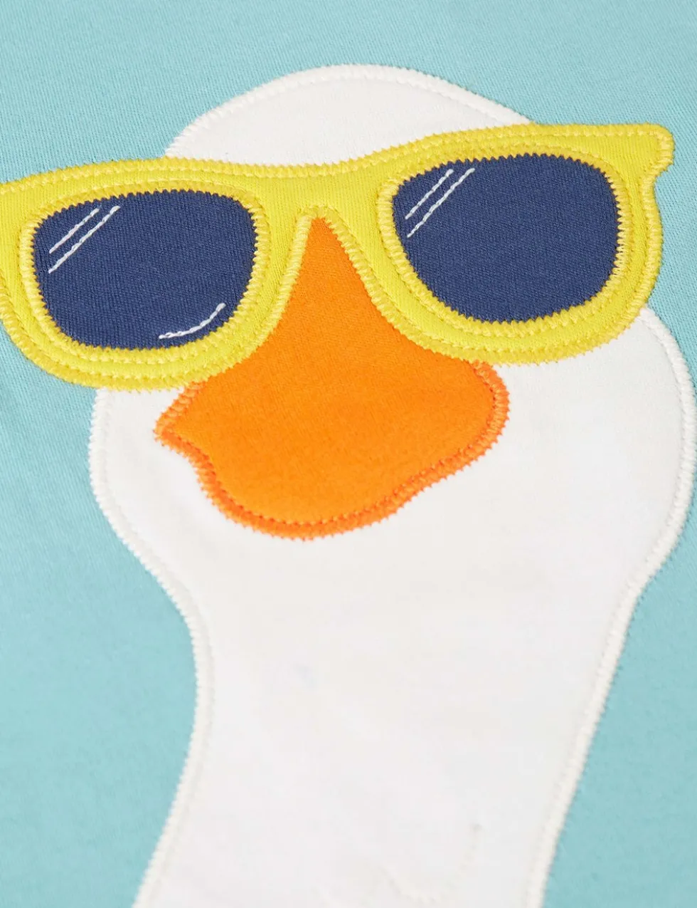 Pure Cotton Swan Appliqué T-Shirt (1-10 Yrs)
