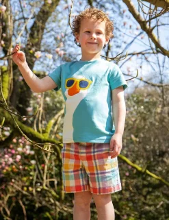 Pure Cotton Swan Appliqué T-Shirt (1-10 Yrs)