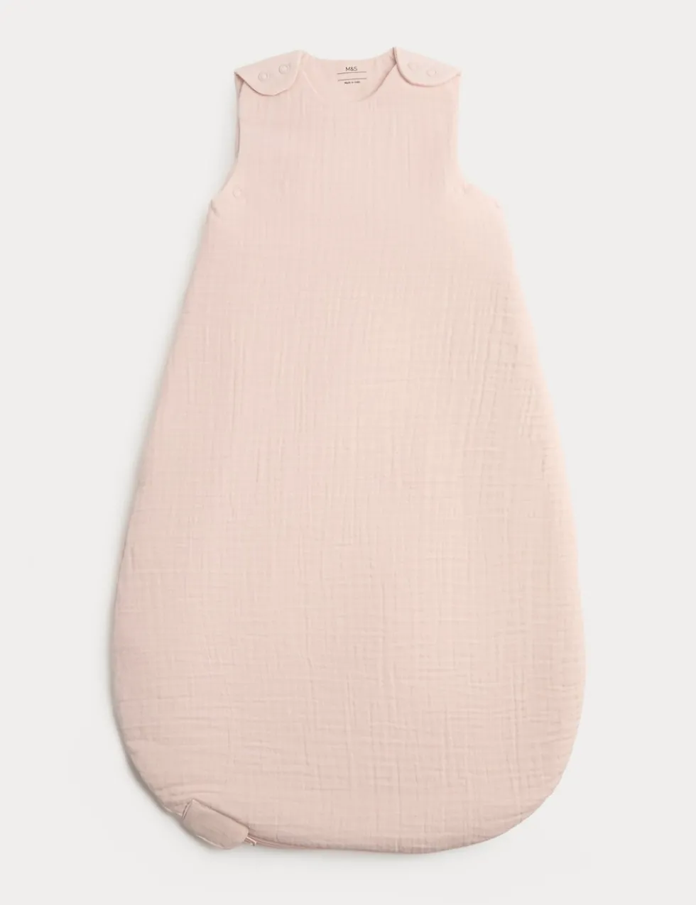 Pure Cotton Textured 1.5 Tog Sleeping Bag (0-3 Yrs)