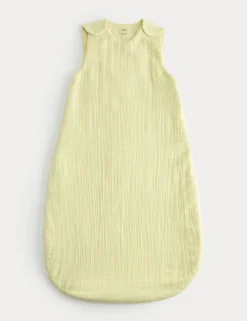 Pure Cotton Textured 1.5 Tog Sleeping Bag (0-3 Yrs)