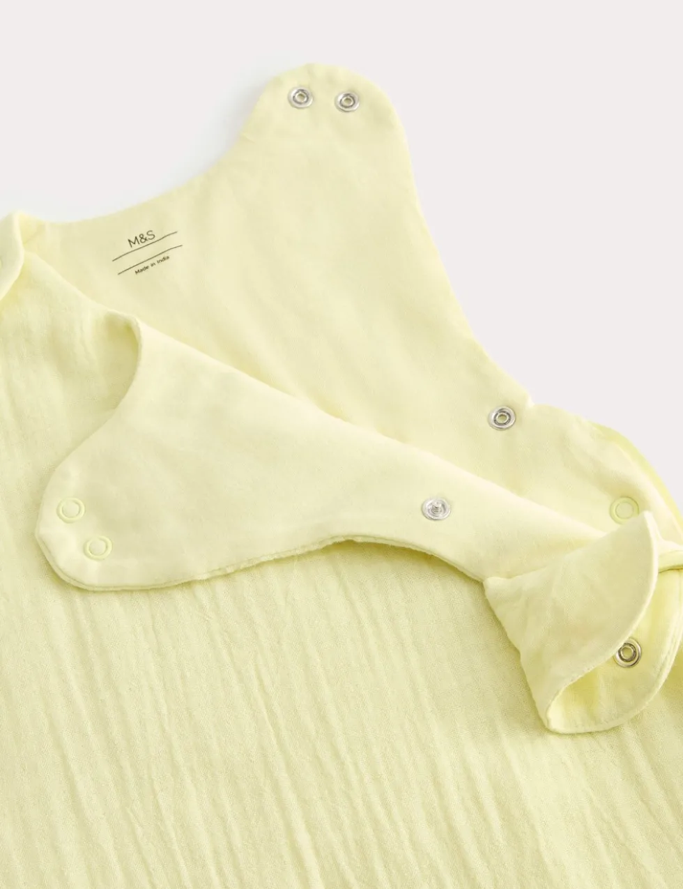 Pure Cotton Textured 1.5 Tog Sleeping Bag (0-3 Yrs)
